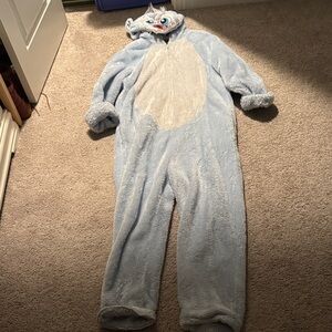 Cozy Blue Animal Onesie for Men